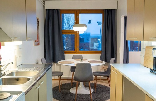 Rovaniemi Apartment | Two-story family apartment for 10 persons with private yard