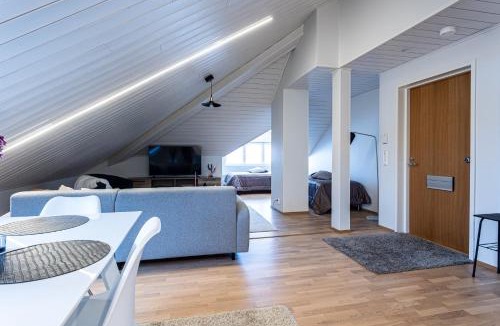 Downtown Kuopio Apartment | Tyylikäs ja tilava lofthuoneisto ydinkeskustassa, lähellä edullinen parkkipaikka autolle