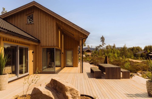 Vradal Villa | Villa Fell Fjord with sauna & jacuzzi