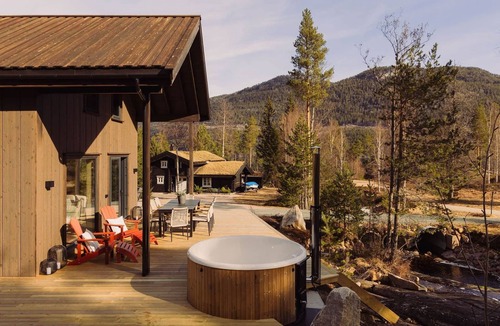 Kviteseid House | Villa Fossen with sauna and jacuzzi