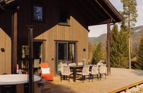 Kviteseid House | Villa Fossen with sauna and jacuzzi