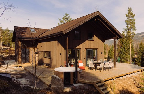 Kviteseid House | Villa Fossen with sauna and jacuzzi