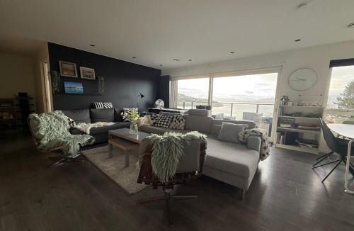 Tertnes Villa | Villa med 5 soverom, 4 bad og 3 kjøkken, 400 m fra lokal badestrand