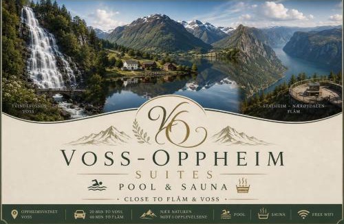 Vossestrand Apartment | Voss-Oppheim Suites Pool&Sauna Voss & Flom - L2