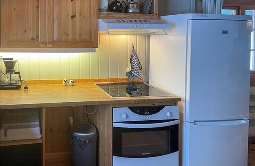 Hol Municipality House | Wooden cabin from the 70s at tree line in Geilo