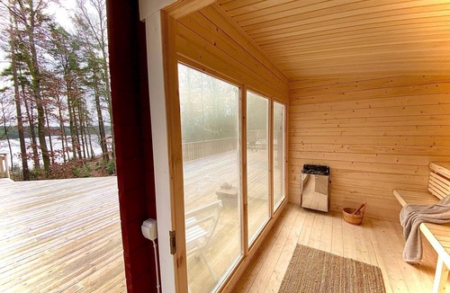 Vittsjo House | Wunderschönes Haus am See mit Sauna, Boot und Eigenem Bootssteg