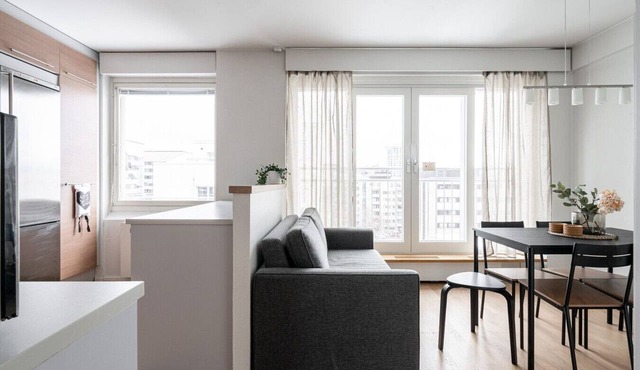 1BR with Sauna, Rooftop Terrace & Amazing Views in Tampere