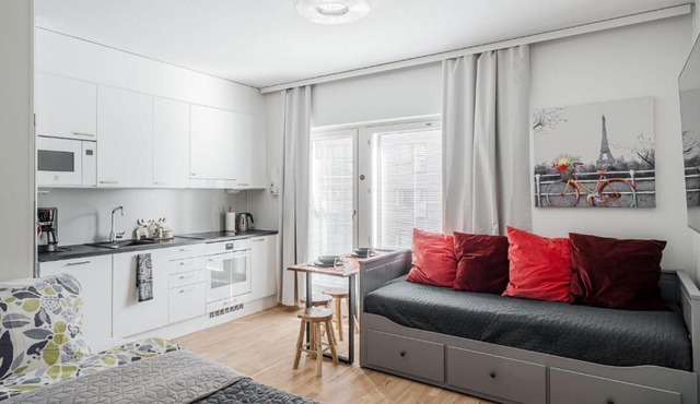 28m2 condo & own parking place indoors
