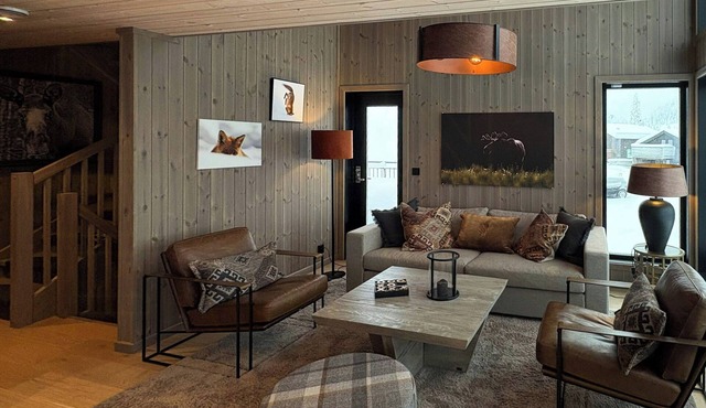 Alpine cabin 5 metres from ski slope in Kvitfjell