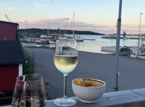 Apartment in the Oxelösund harbor with sea view