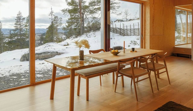 Architect cabin with view in Eggedal in Eggedal