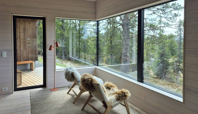 Architect-designed cabin at Hallandsfjellet