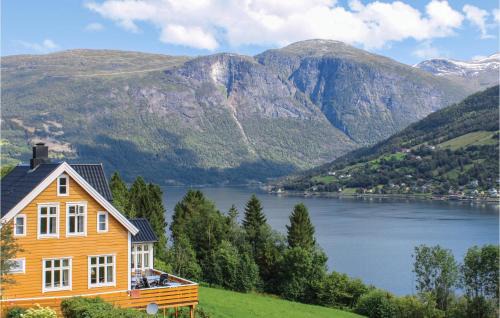 Awesome Home In Olden With House Sea View