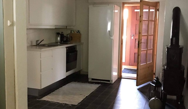 Basement apartment near downtown, the hospital, and the college. Parking.