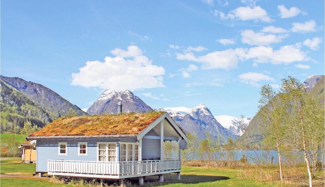 Beach Front Home In Fjærland With House Sea View