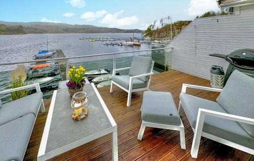 Beautiful Apartment In Uggdal With House Sea View