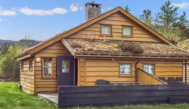Beautiful home in Tjørhom with sauna