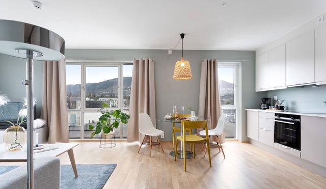 Bjørvika Apartments, Damsgård Area, Bergen city center in Bergen