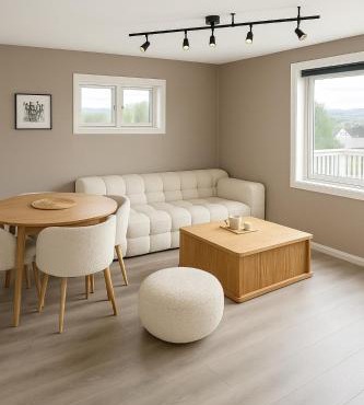 Bright 2-room apartment with balcony, Parking space