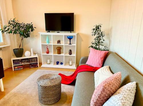 Bright two-room apartment with lake view in Lahti