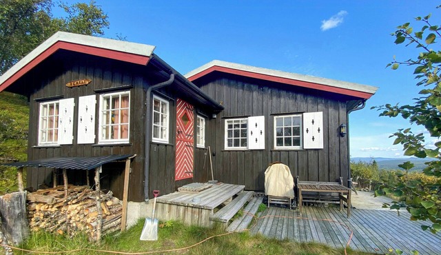 Cabin in Ål mountains with Hallingskarvet views