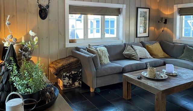 Cabin near skiing and golf at Nesfjellet