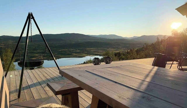 Cabin with panoramic view at Vaset