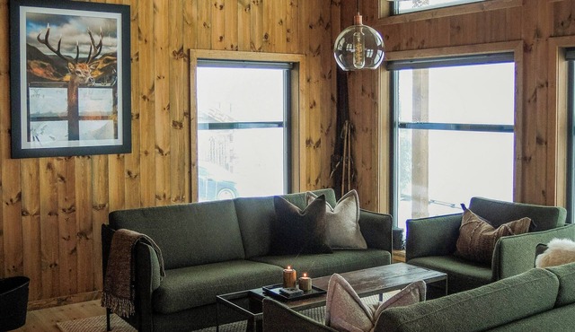 Cabin with sauna and views over Hallingdal