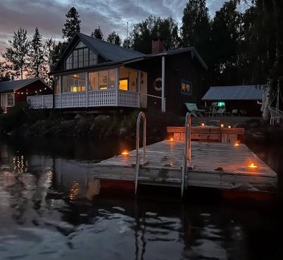 Charming Holiday Home in Nsviken with Sauna and Stunning Views