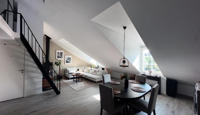Chic Industrial Loft in Stockholm