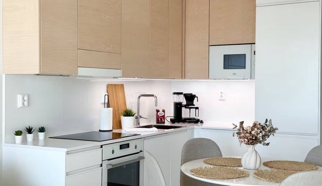 Cozy 1-bedroom apartment in peaceful Helsinki with AC