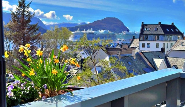 Cozy 1-bedroom condo in gorgeous Ålesund with balcony and seaview