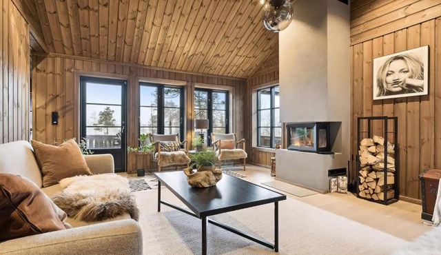 Cozy Cottage With Sauna In Flå