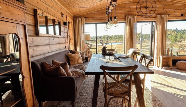 Cozy modern mountain cabin at Kvamsfjellet