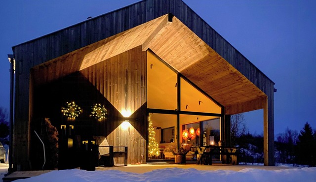 Cozy NEO cabin with ski in ski out in Geilo