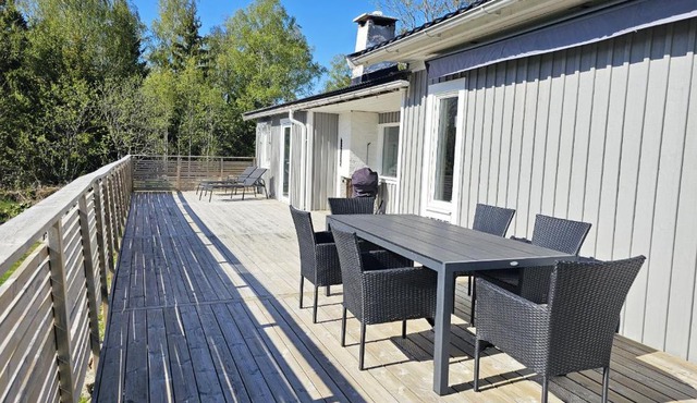 Dog-friendly house with large garden in Svanesund SE09173