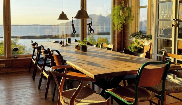 Eco home with wildlife views in Steigen in Leines