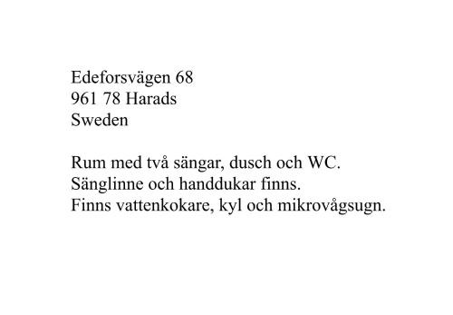 Edeforsvägen 68 in Harads