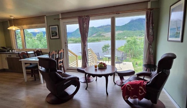 Eksklusiv fjordhytte i Nord-Norge