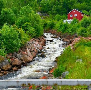 Et hus med flott utsikt