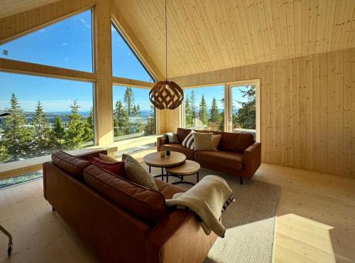 Exclusive Cabin Sjusjøen Stunning Views & Sauna