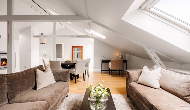 Exclusive Frogner penthouse in historic building