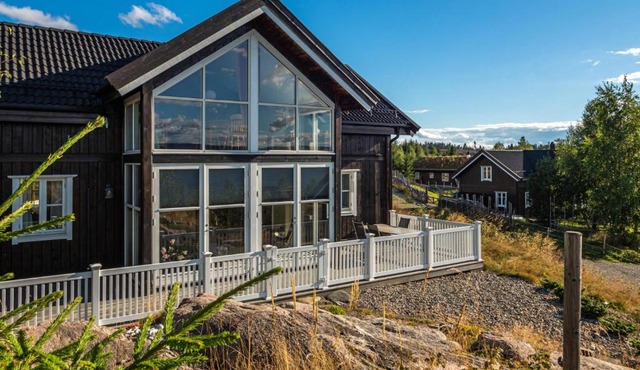 Fallhøgda · Panoramautsikt · Peis · 30 min OSL in Hurdal Municipality