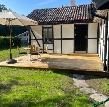 Familjevänlig stuga nära strand och Sölvesborg in Solvesborg