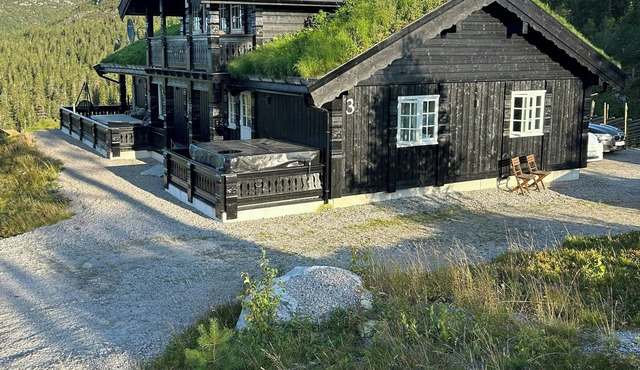 Family cabin by ski trails in Telemark