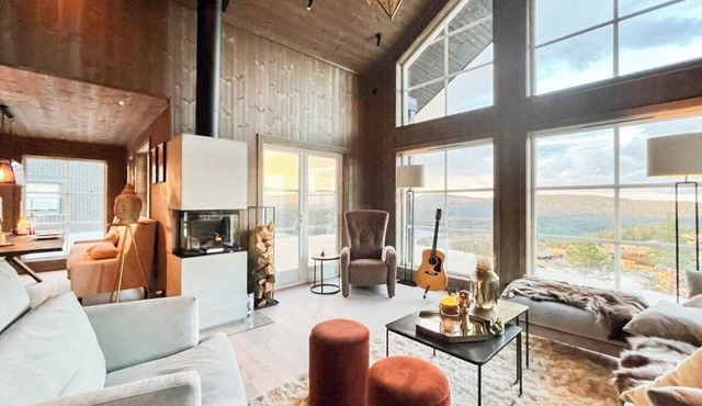Family cabin with ski in ski out in Telemark