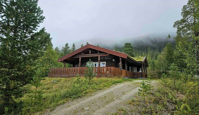 Family cabin with views towards Solentoppene