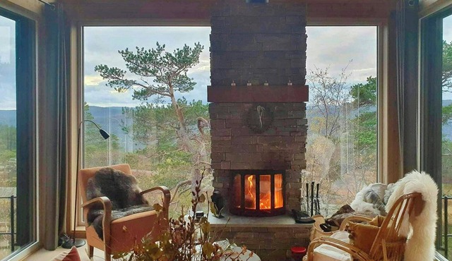 Family cabin with views in Hillestad