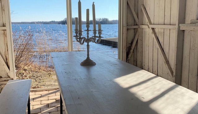 Family-Friendly Lakefront Villa with Sauna, Boat, and Private Swimming Area