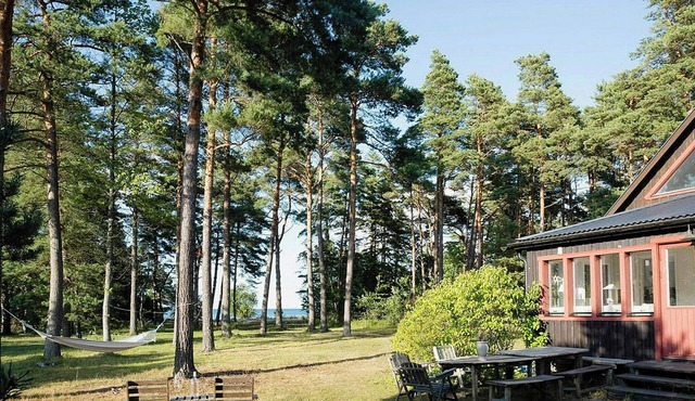 Family home by white sand beach in Gotland
